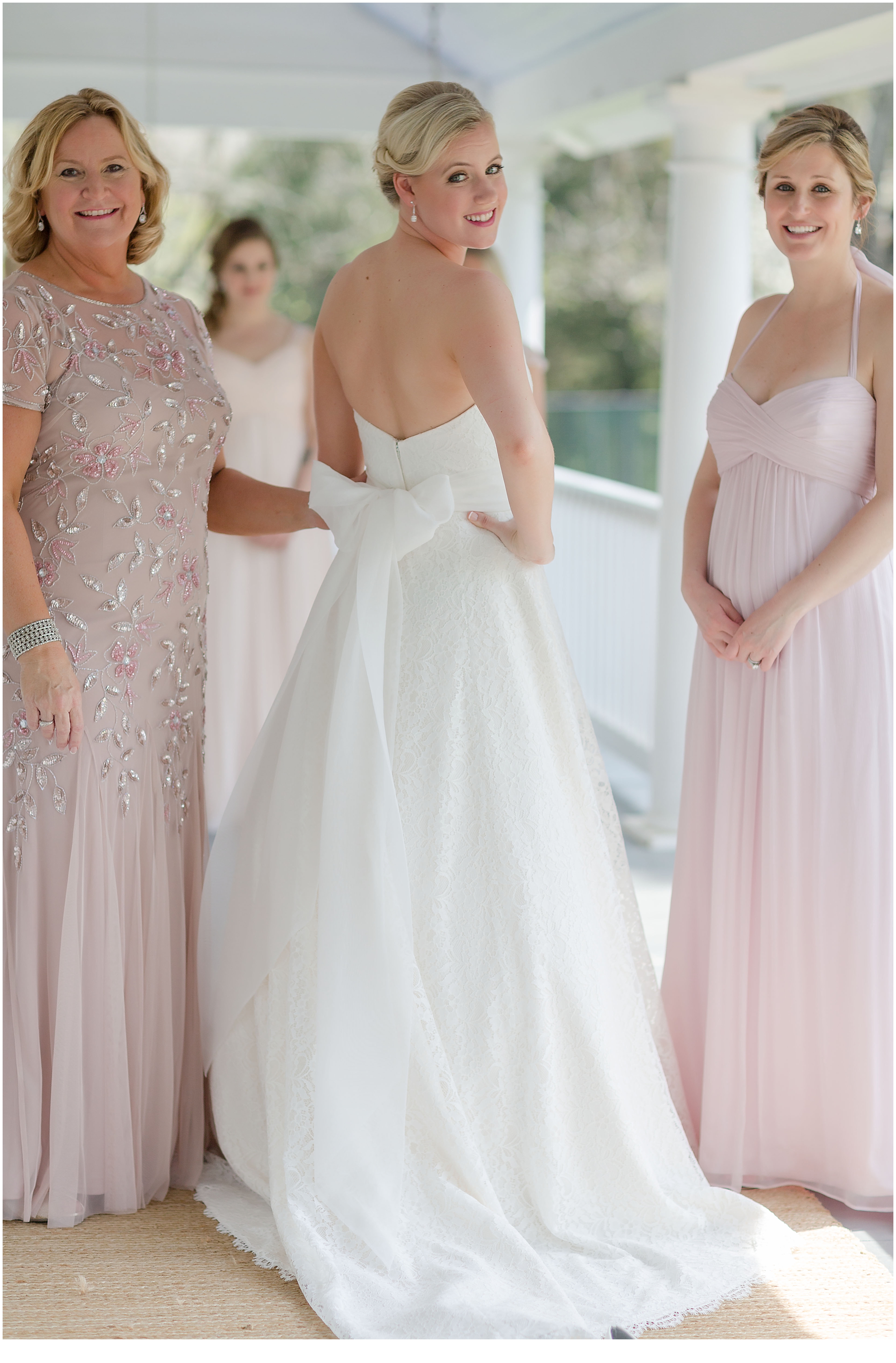 beautiful blush and grey wedding at the clifton inn