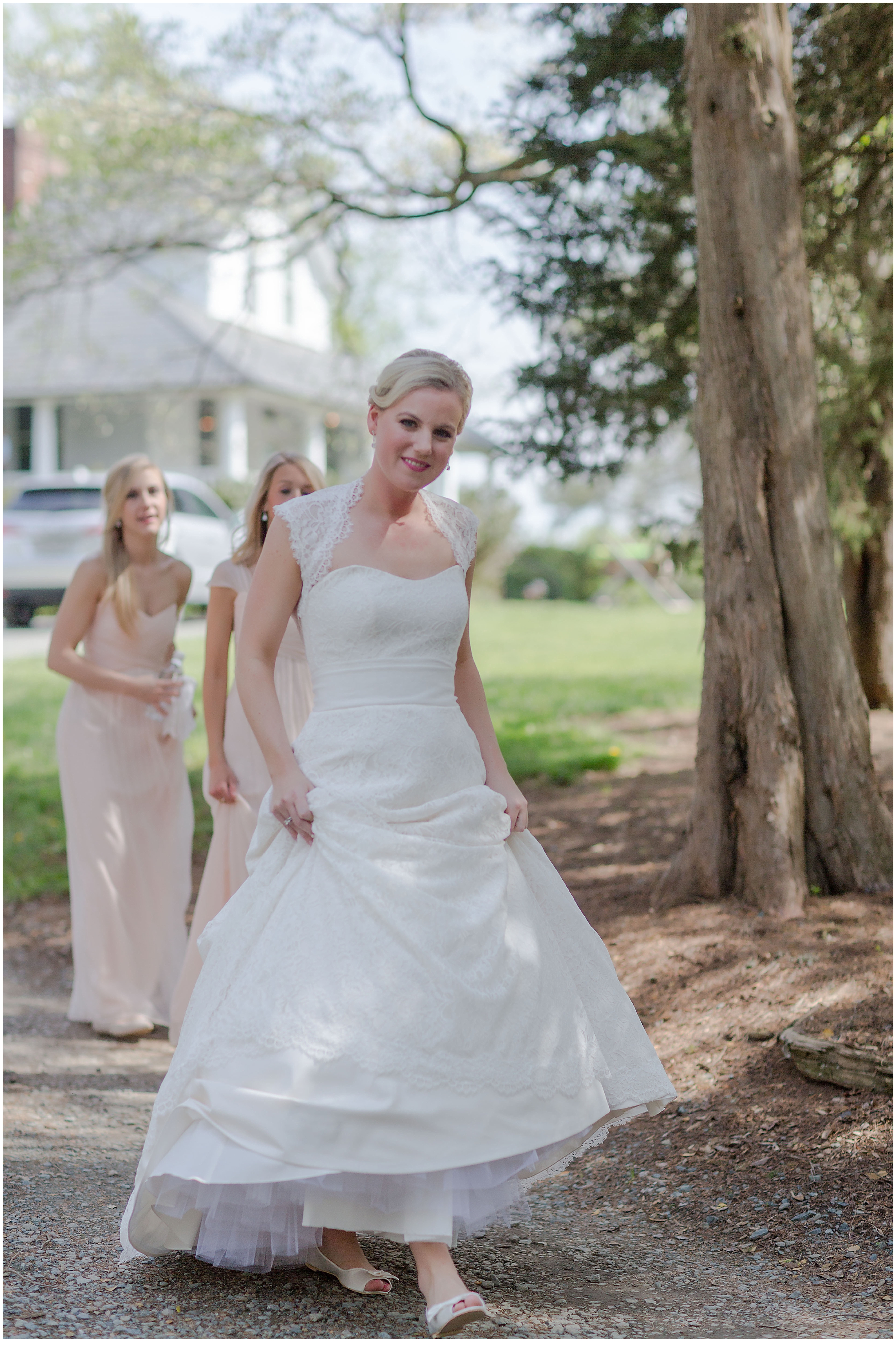 beautiful blush and grey wedding at the clifton inn