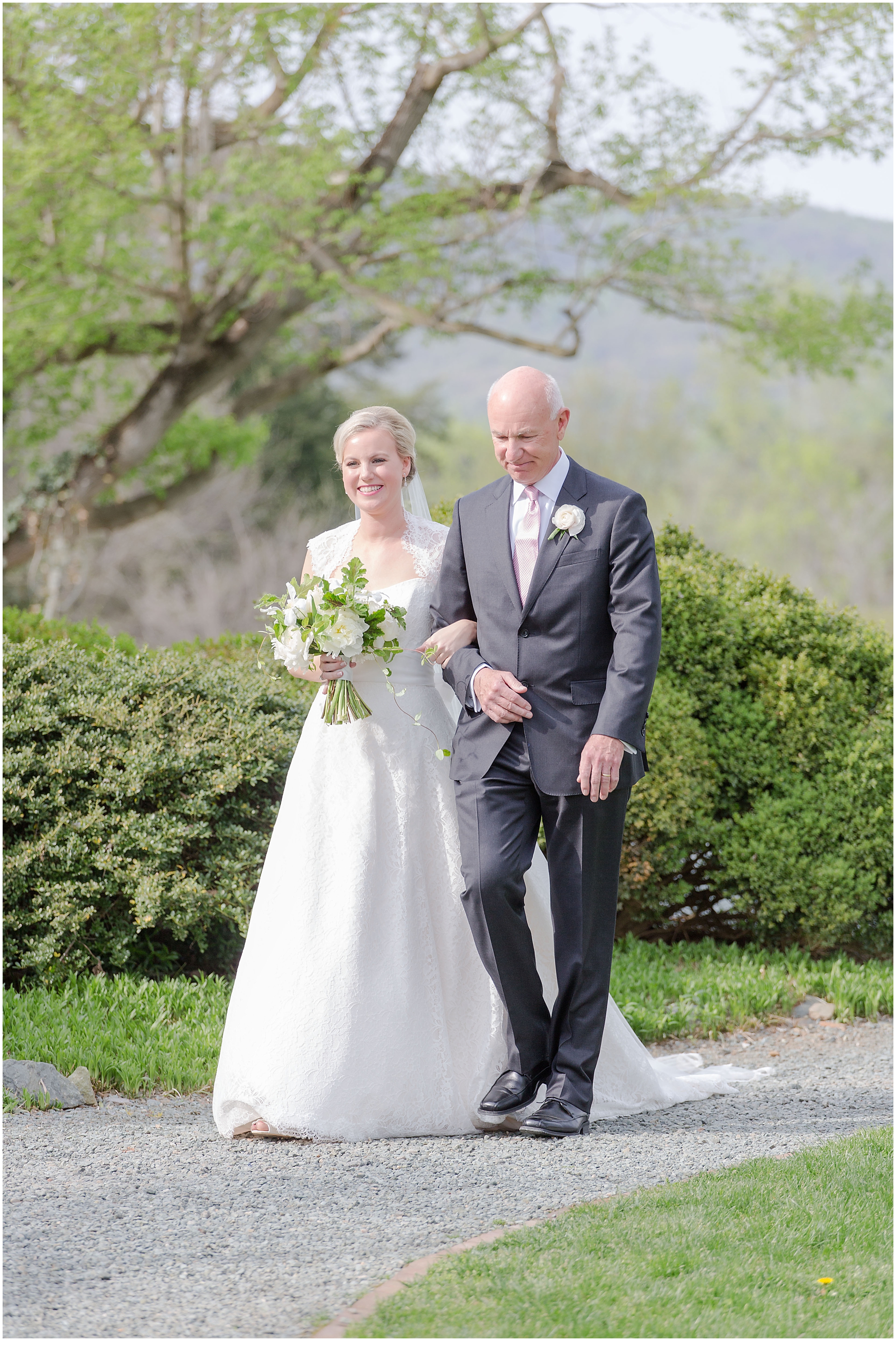 beautiful blush and grey wedding at the clifton inn