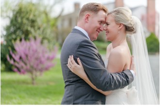 beautiful blush and grey wedding at the clifton inn