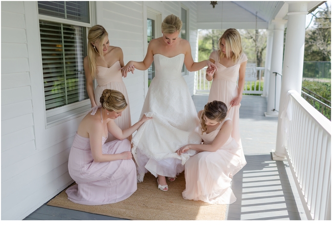 beautiful blush and grey wedding at the clifton inn