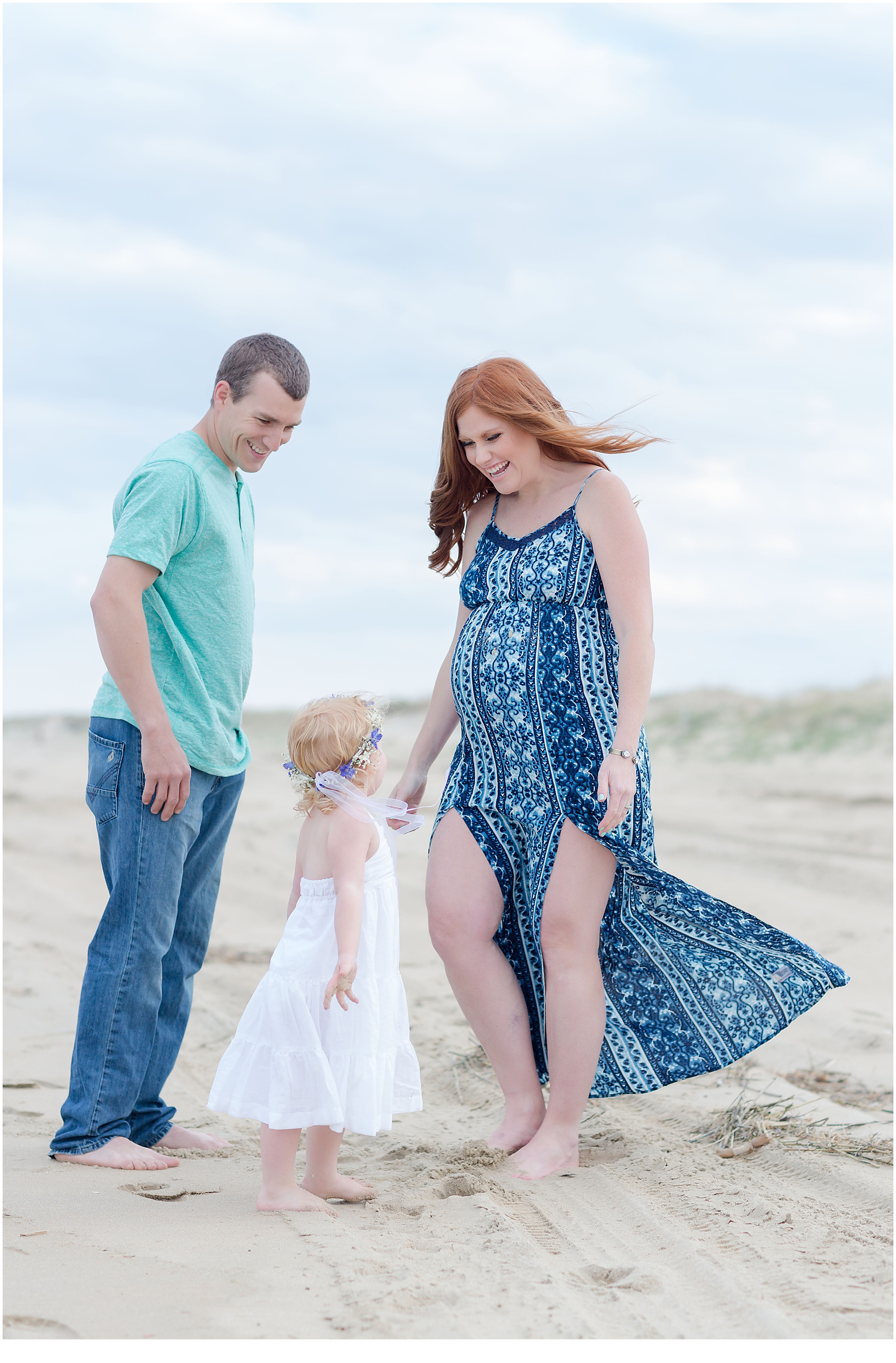 breath taking virginia beach family maternity session