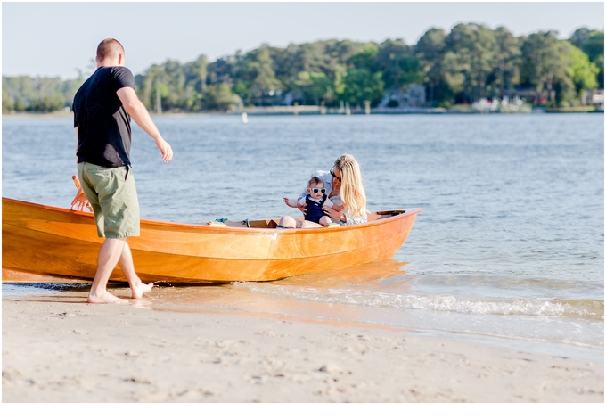 Virginia Beach, Virginia Row Boat inspired Family portraits