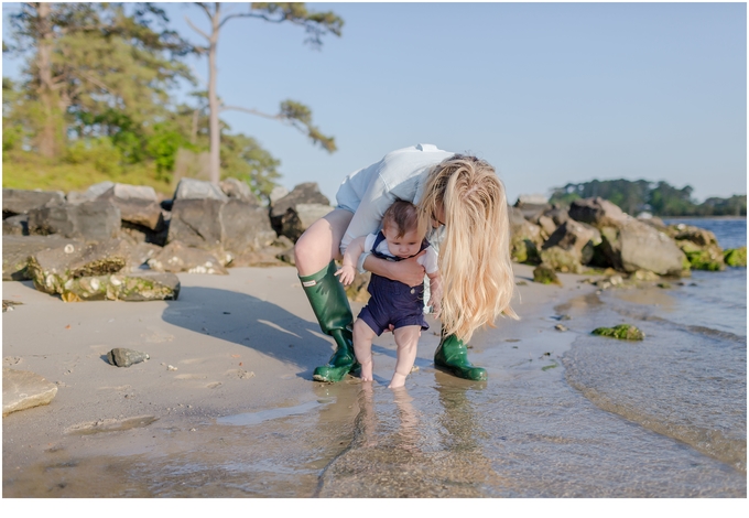 Virginia Beach, Virginia Row Boat inspired Family portraits