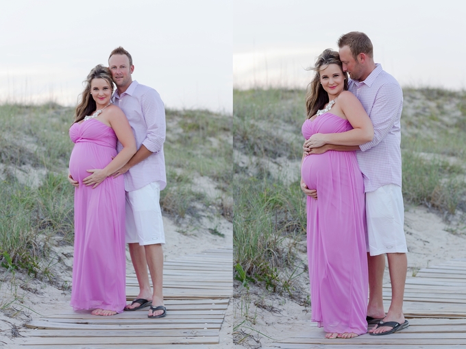 Beautiful Coastal Family maternity session with Brooke Tucker Photography