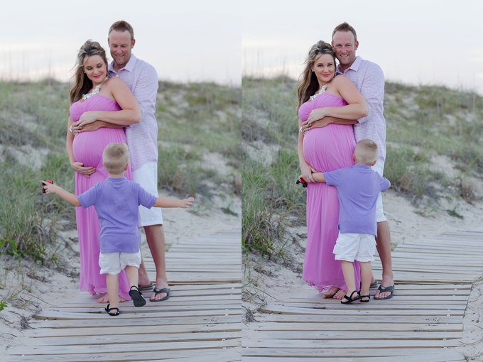 Beautiful Coastal Family maternity session with Brooke Tucker Photography