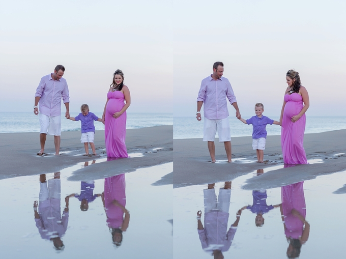 Beautiful Coastal Family maternity session with Brooke Tucker Photography