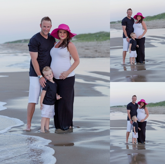 Beautiful Coastal Family maternity session with Brooke Tucker Photography