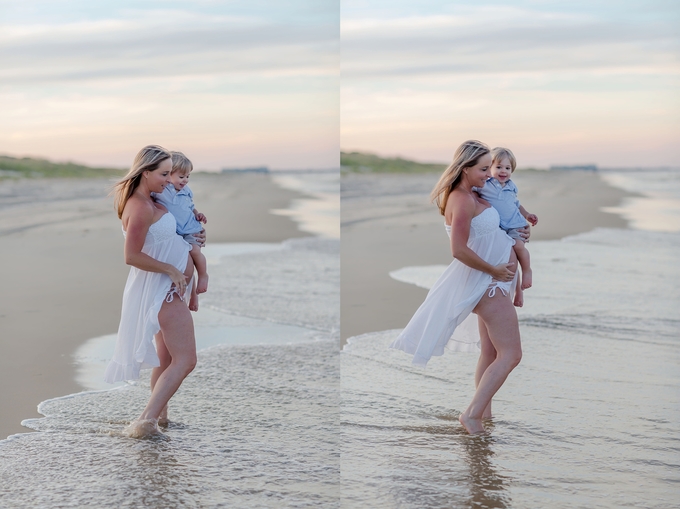 Lifestyle Beach Maternity Session by Brooke Tucker Photography