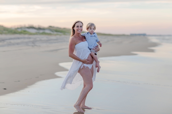 Lifestyle Beach Maternity Session by Brooke Tucker Photography