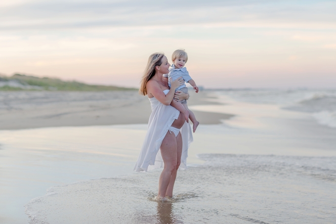 Lifestyle Beach Maternity Session by Brooke Tucker Photography