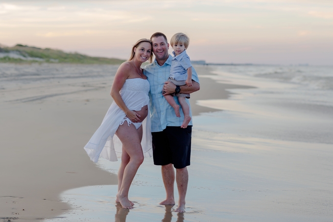 Lifestyle Beach Maternity Session by Brooke Tucker Photography