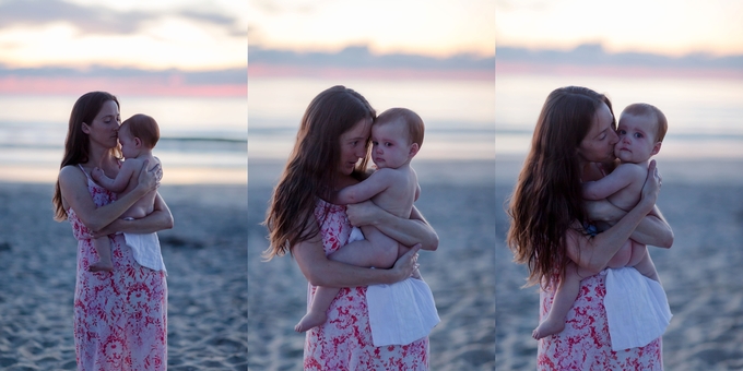 Beautiful Sunrise Surfing Cake Smash by Brooke Tucker Photography