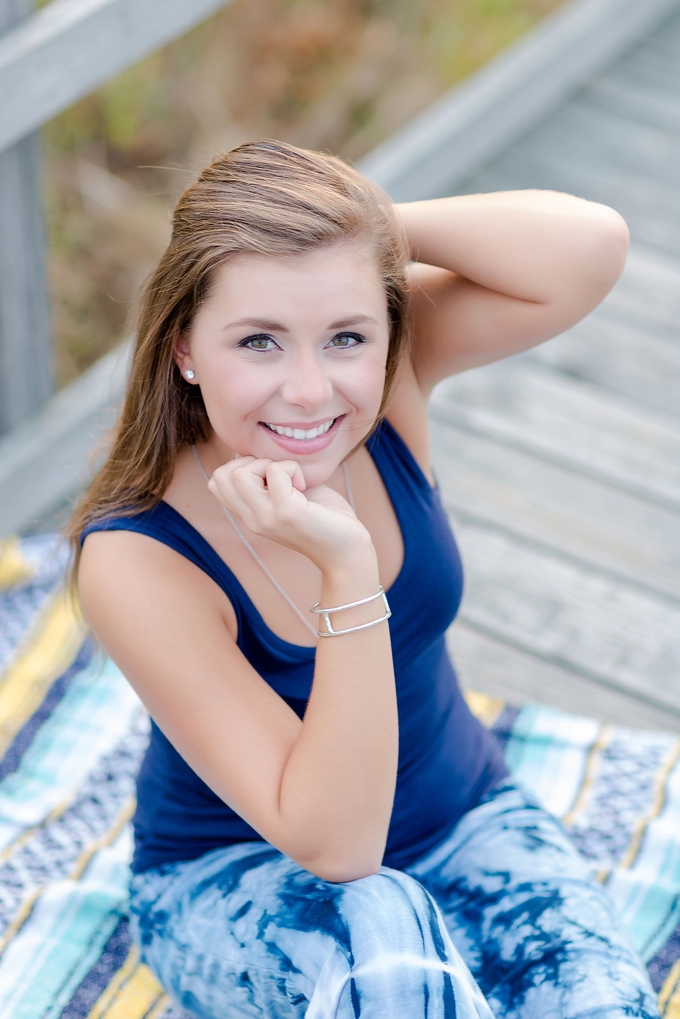 Beach Senior Portraits by Brooke Tucker Photography