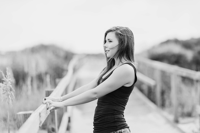 Beach Senior Portraits by Brooke Tucker Photography