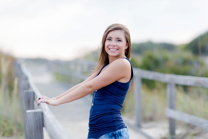 Beach Senior Portraits by Brooke Tucker Photography