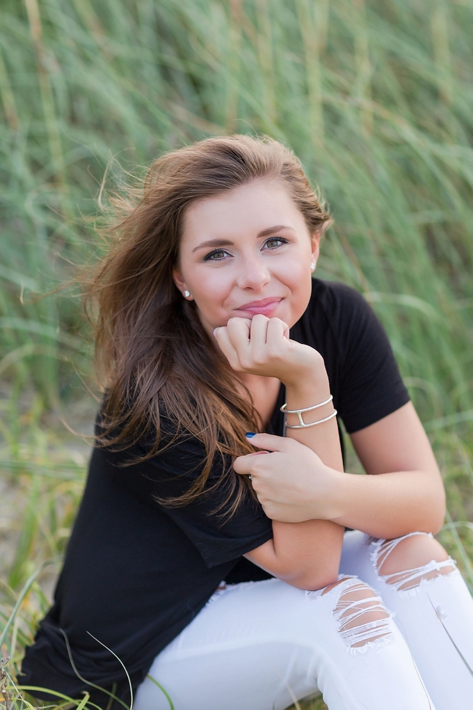 Beach Senior Portraits by Brooke Tucker Photography