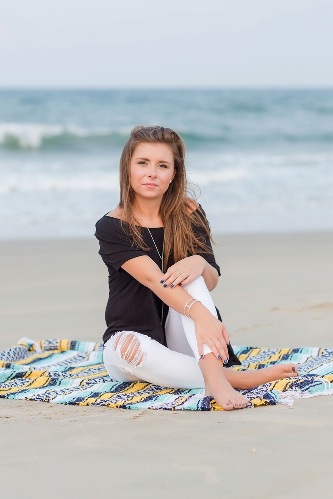 Beach Senior Portraits by Brooke Tucker Photography