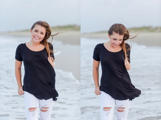 Beach Senior Portraits by Brooke Tucker Photography