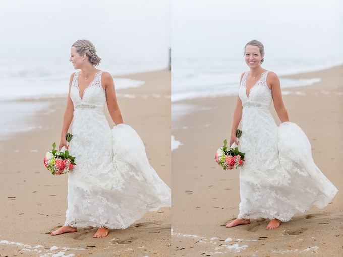 Gorgeous Kitty Hawk Pier, Outer Banks North Carolina Wedding, Sand and Waves, by Brooke Tucker Photography