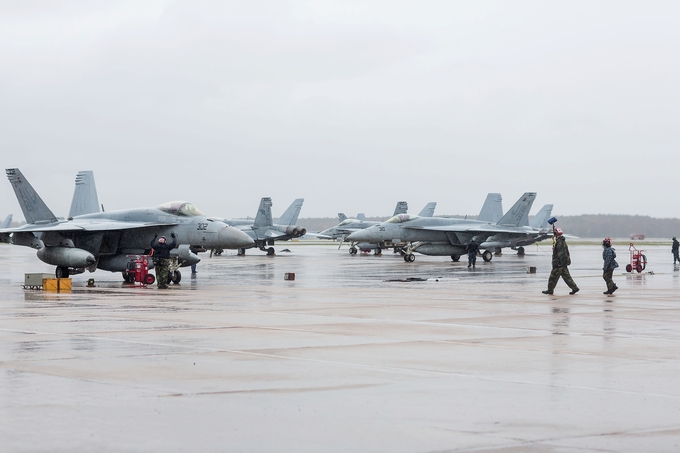 Emotional Rainy Day Navy Pilot Family Homecoming