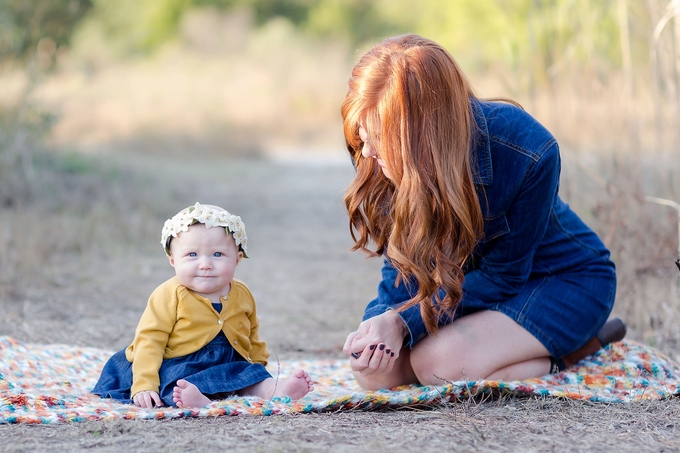 Gorgeous yellow and blue Lifestyle Family Photography by Brooke Tucker