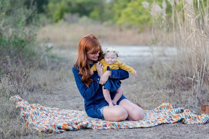 Gorgeous yellow and blue Lifestyle Family Photography by Brooke Tucker