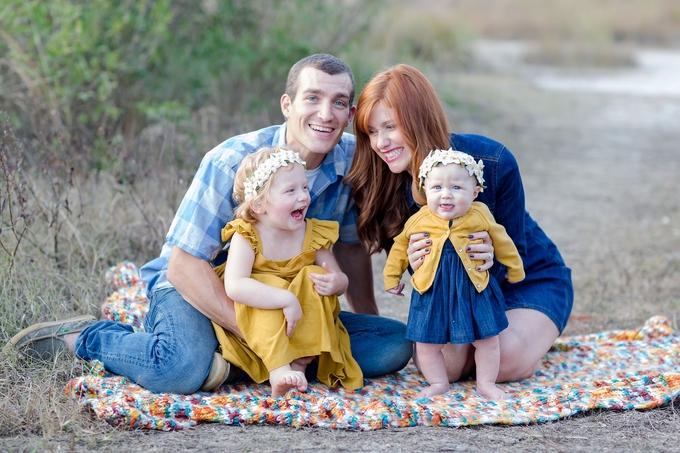 Gorgeous yellow and blue Lifestyle Family Photography by Brooke Tucker