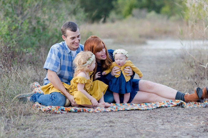 Gorgeous yellow and blue Lifestyle Family Photography by Brooke Tucker