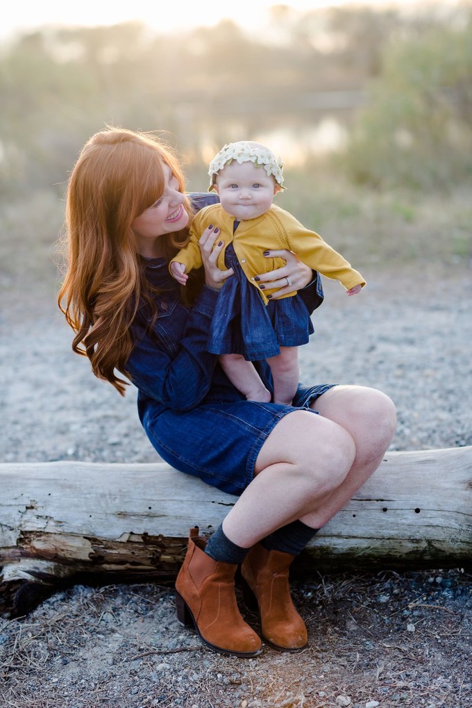 Gorgeous yellow and blue Lifestyle Family Photography by Brooke Tucker