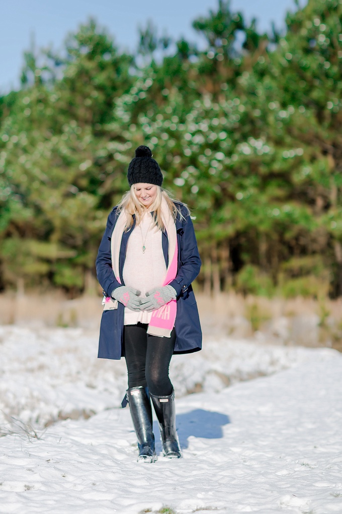 Beautiful Virginia Beach Snowy Maternity Session by Brooke Tucker Photography