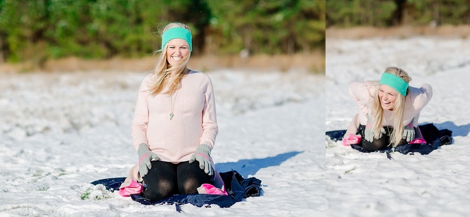 Beautiful Virginia Beach Snowy Maternity Session by Brooke Tucker Photography