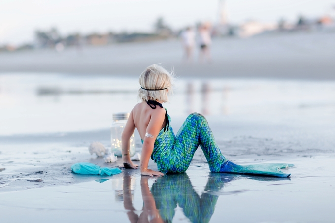 Magical Mermaid Inspired Beach Children