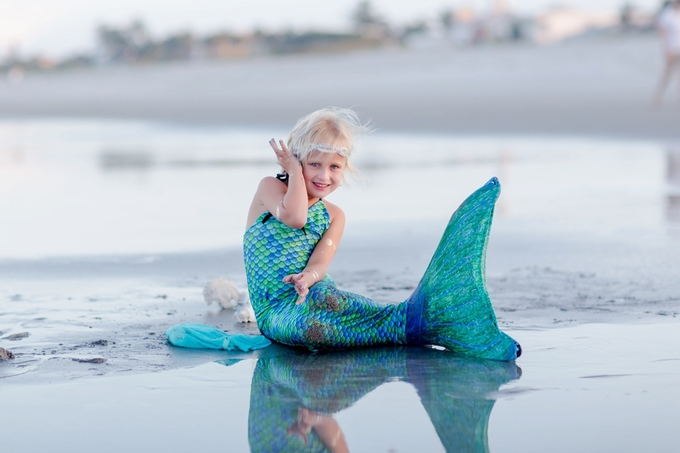 Magical Mermaid Inspired Beach Children