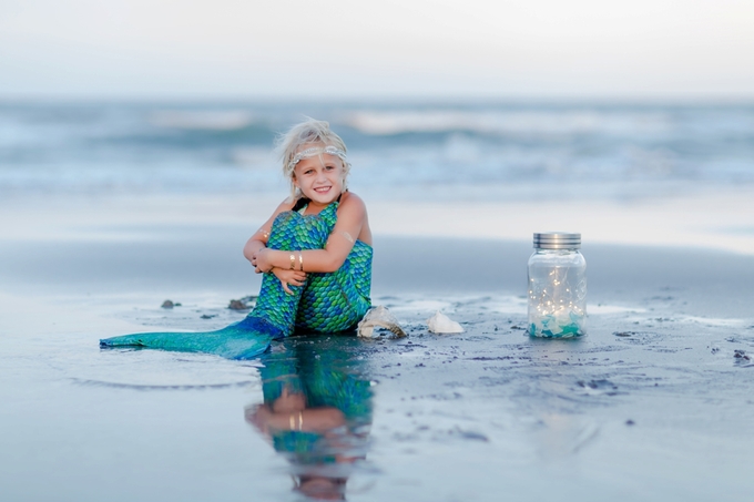Magical Mermaid Inspired Beach Children