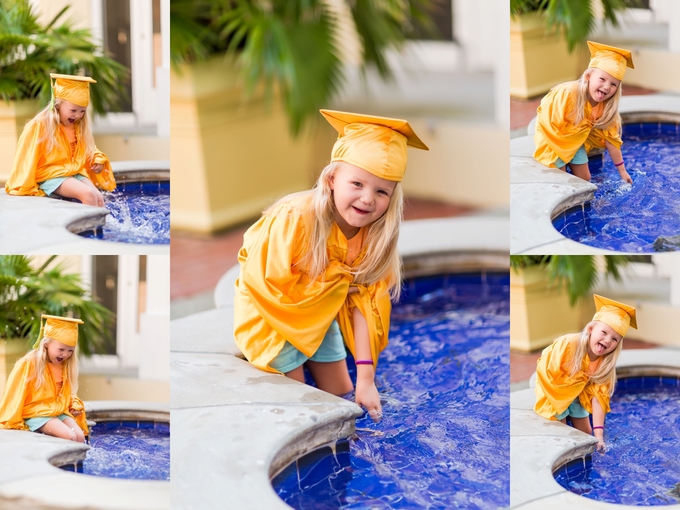 A splashing Preschool Graduation Lifestyle Photography by Brooke Tucker Photography