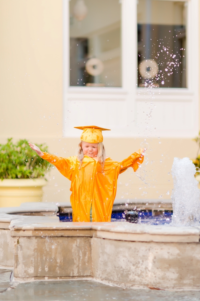 A splashing Preschool Graduation Lifestyle Photography by Brooke Tucker Photography