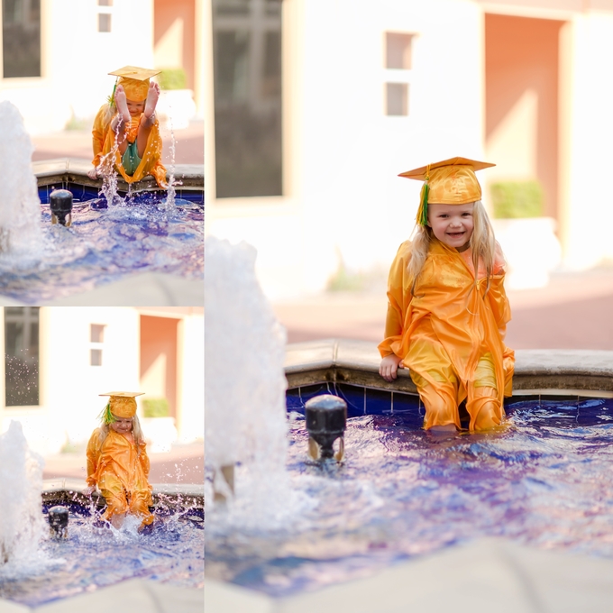 A splashing Preschool Graduation Lifestyle Photography by Brooke Tucker Photography