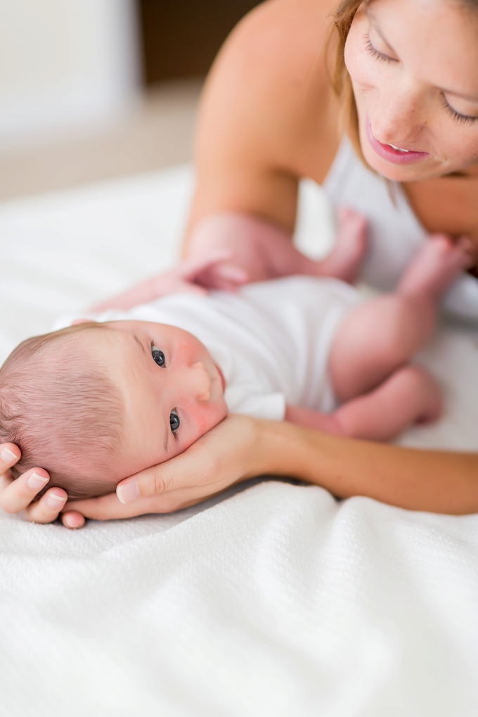 Comfortable in home Lifestyle newborn photography by brooke tucker photography