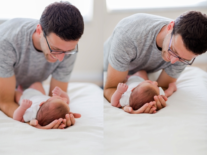 Comfortable in home Lifestyle newborn photography by brooke tucker photography