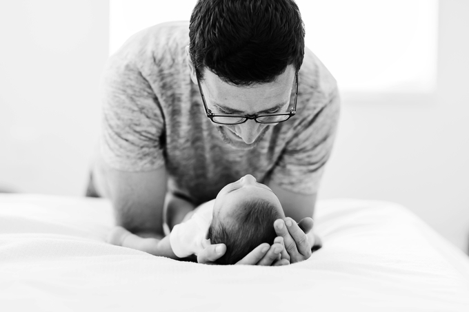 Comfortable in home Lifestyle newborn photography by brooke tucker photography