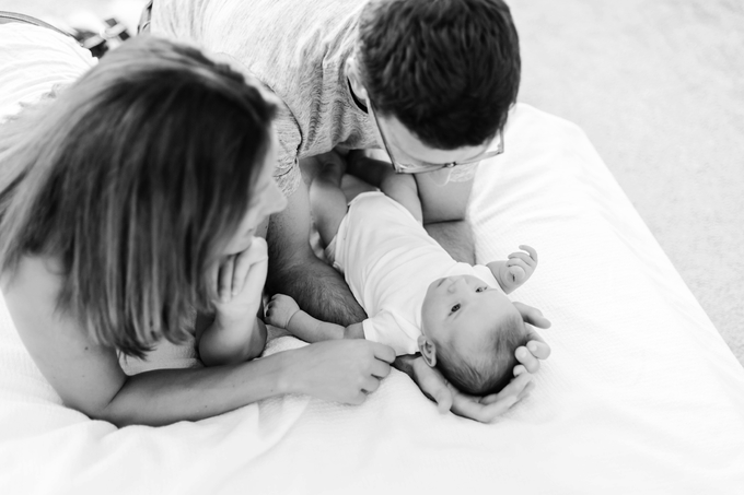 Comfortable in home Lifestyle newborn photography by brooke tucker photography