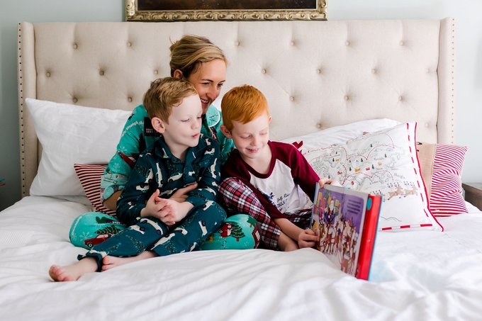 Christmas Pajamas and Milk with Mommy Lifestyle photography Session by Brooke Tucker Photography