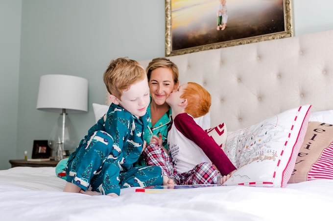 Christmas Pajamas and Milk with Mommy Lifestyle photography Session by Brooke Tucker Photography