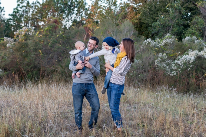 Lifestyle fall family photography, celebration, Florida