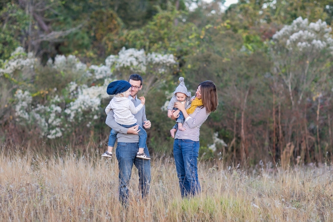 Lifestyle fall family photography, celebration, Florida