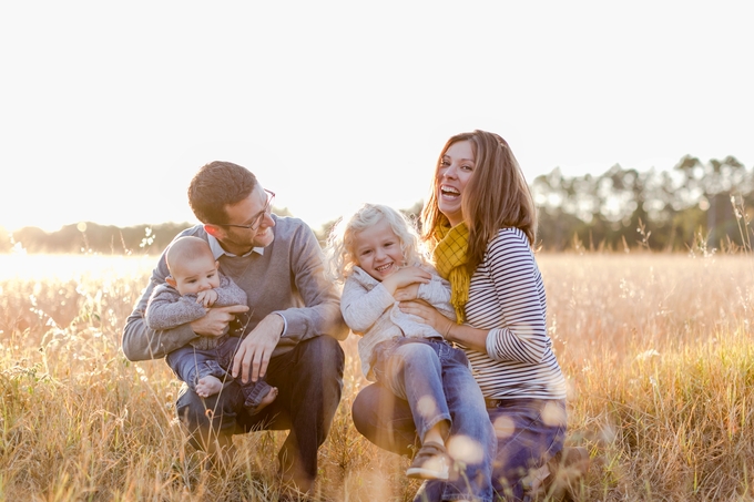 Lifestyle fall family photography, celebration, Florida