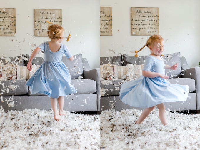 Indoor Mommy and Me, Pillow Fight