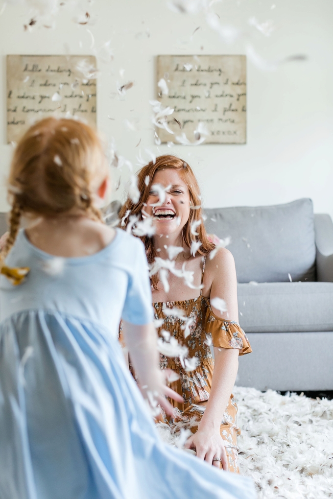 Indoor Mommy and Me, Pillow Fight