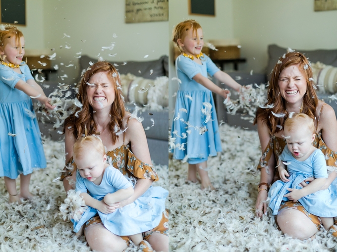 Indoor Mommy and Me, Pillow Fight